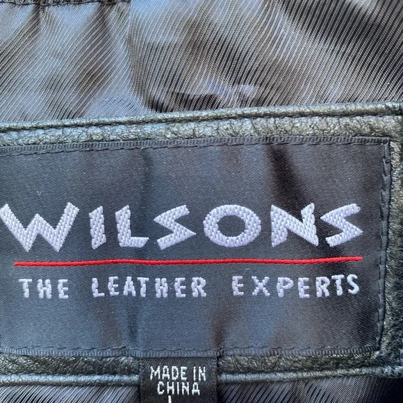 Wilson “The Leather Expert” men’s size large coat - Picture 3 of 3